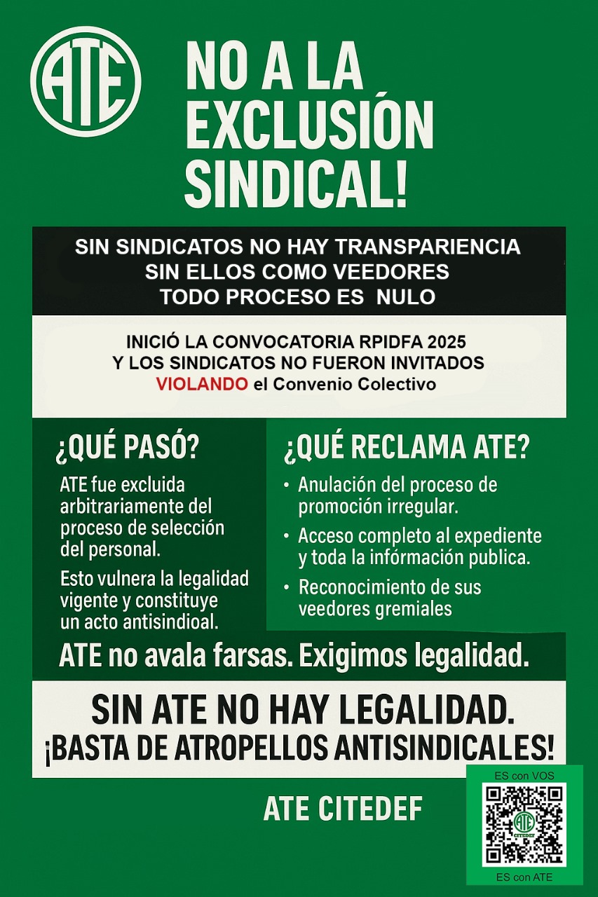 Campaña ATE CITEDEF
